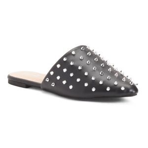 Women's Studded Slides QUPID Studded Mules